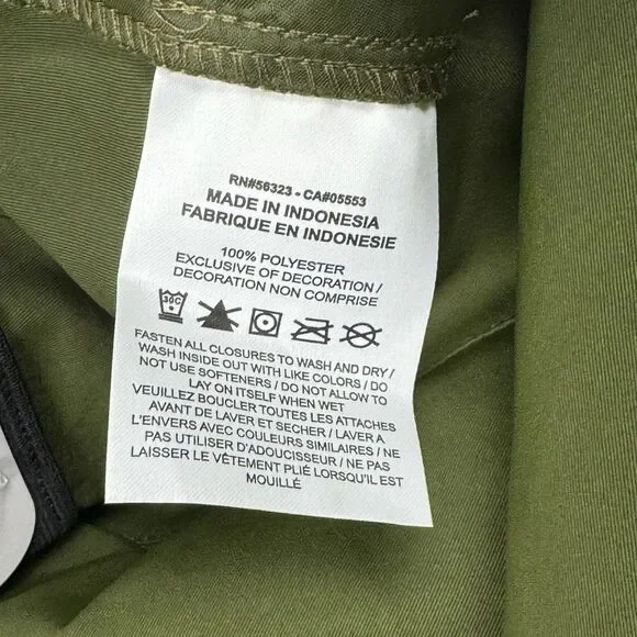 NIKE TECH WOVEN UTILITY CARGO PANTS SIZE 36 MEN'S OLIVE GREEN TAPERED DH3866-326
